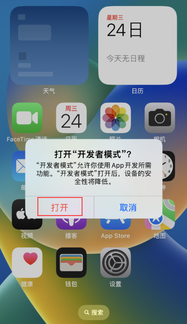神湾镇苹果手机维修分享如何打开开发者模式 