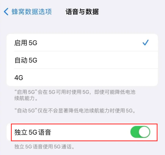 神湾镇苹果14维修分享iPhone 14 Pro如何开启VoNR 