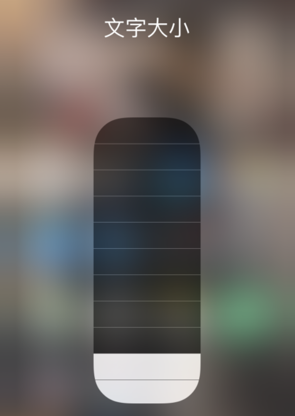 神湾镇苹果手机维修分享小技巧：在 iPhone 控制中心快速调节字体大小 